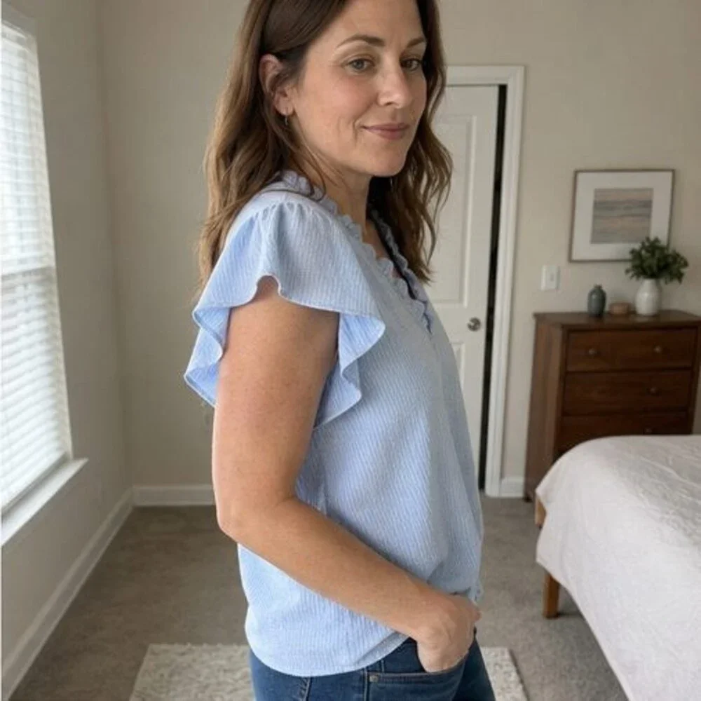 Mauve Puff Sleeve Top